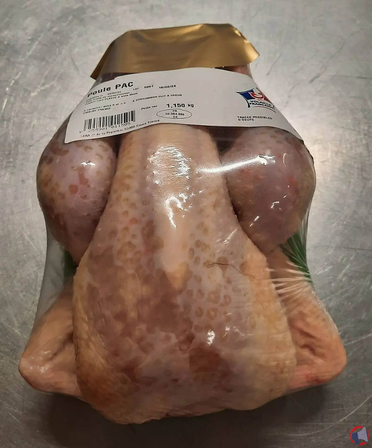 Rappel de produits de volaille pour cause de salmonelle