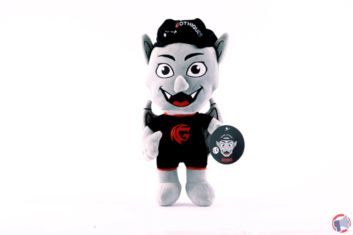 Rappel de produit : Peluche mascotte Gothiques Amiens de la marque Poupluche