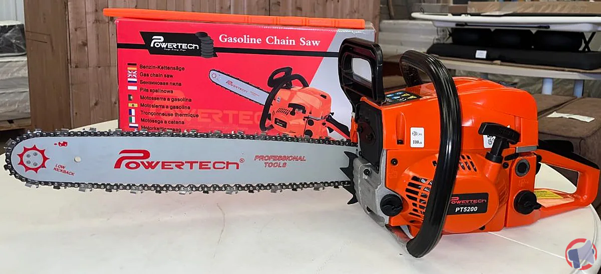 Rappel de produit : tronçonneuse POWERTECH non conforme et dangereuse
