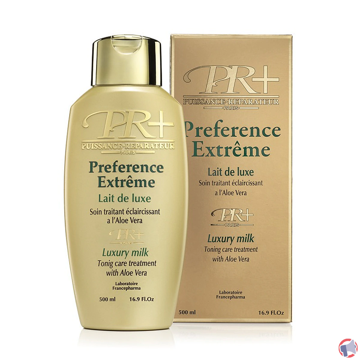 Rappel de produit : lait de luxe préférence extrême de la marque PR+