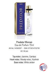 Rappel produit eau de parfum Predator