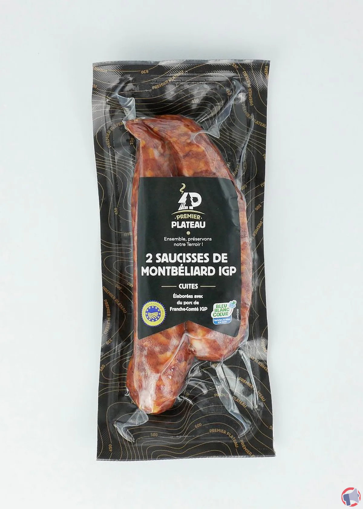 Rappel de produit : saucisse de Montbéliard cuite de la marque Premier Plateau