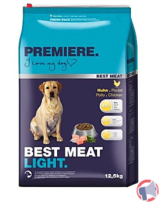 Rappel produit PREMIERE Best Meat Light Poulet 12,5 kg PREMIERE