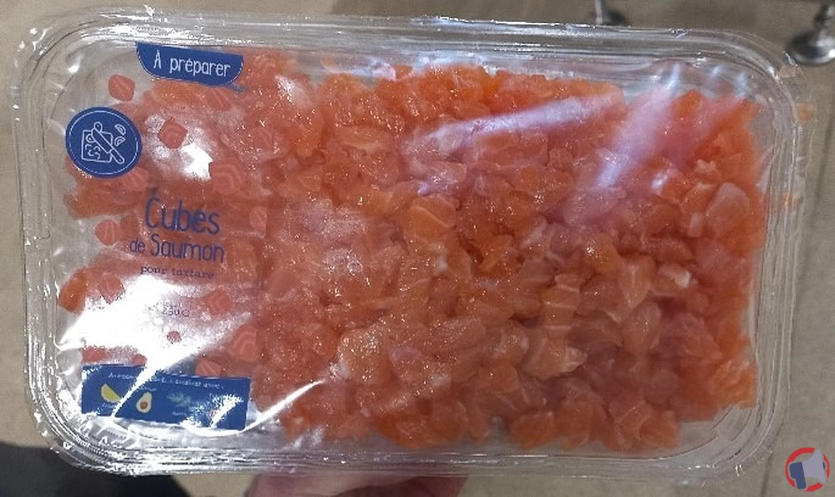 Rappel de produit : Préparation à base de saumon mariné - Cubes de saumon façon tartare pour risque de listeria