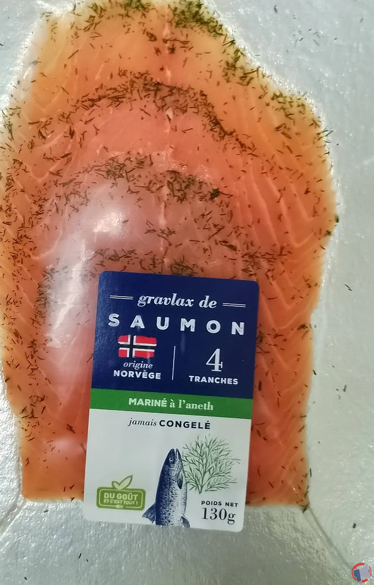 Rappel de gravlax de saumon mariné à l'aneth pour risque de listériose