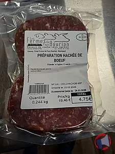 Rappel produit Préparation hachée