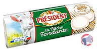Rappel produit Bûche Fondante de chèvre PRESIDENT PRESIDENT