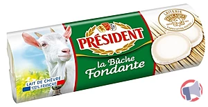 Rappel produit Bûche Fondante de chèvre PRESIDENT PRESIDENT