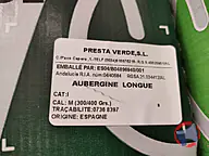 Rappel produit AUBERGINE PRESTA VERDE (photo numéro 2)