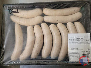 Rappel produit BOUDIN BLANC A L'ANCIENNE (porto, morilles et forestier) PRESTIGE DE LA SARTHE