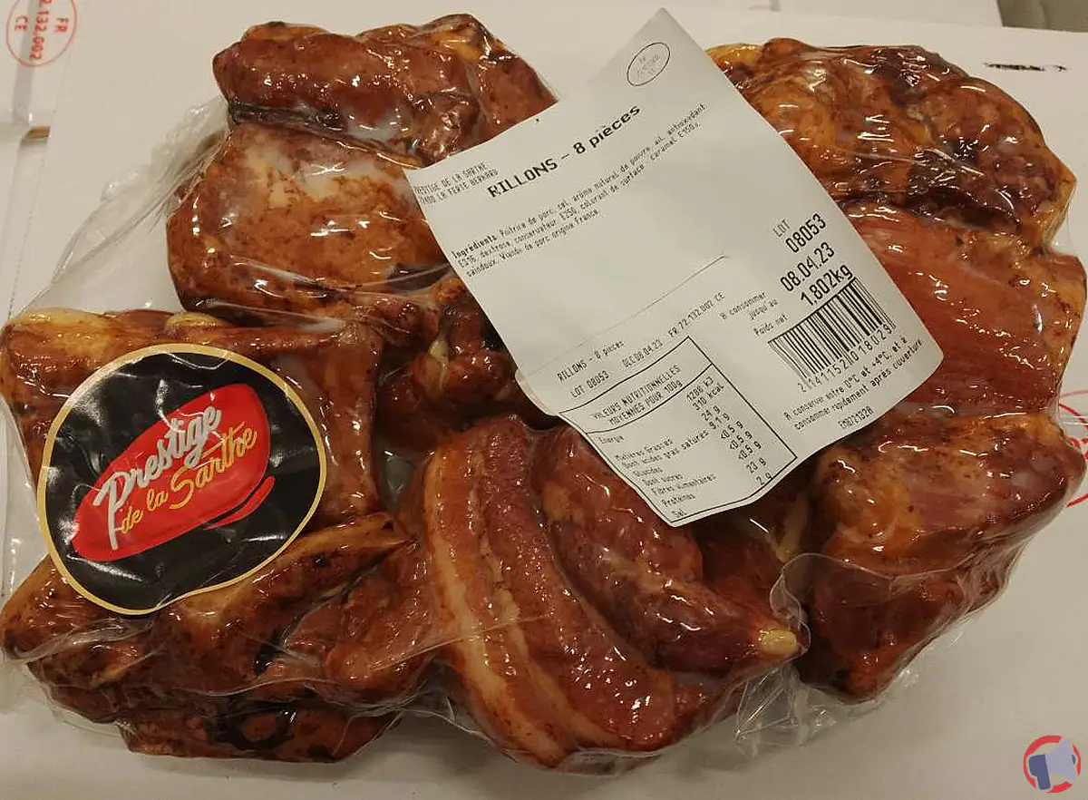 Rappel de produit : rillons sous vide de Prestige de la Sarthe pour risque de listériose