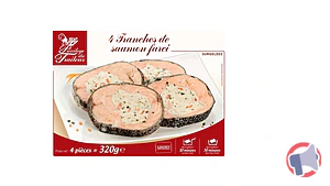 Rappel produit 4 tranches de saumon farci PRIVILEGE DU TRAITEUR