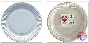 Rappel produit Assiette en carton PRIX BAS