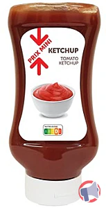 Rappel produit Ketchup nature PRIX MINI flacon souple 560g PRIX MINI