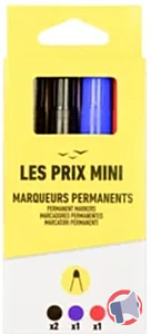 Rappel produit Marqueurs permanents (Code Ean : 3539012004456) Prix Mini