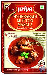 Rappel produit HYDERABADI MUTTON MASALA PRIYA