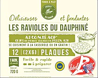 Rappel produit Ravioles du dauphiné IGP LABEL ROUGE 720 gr Produit du Terroir
