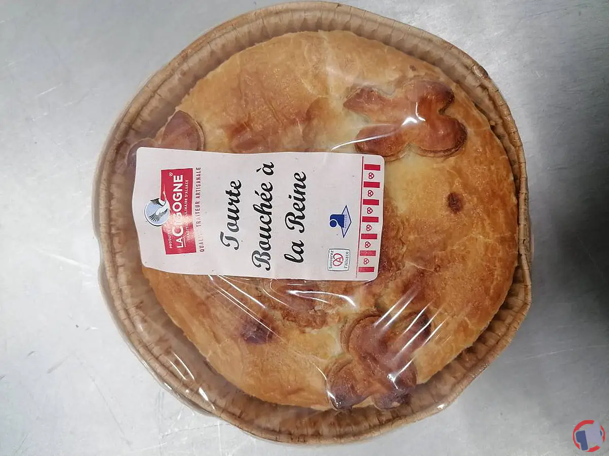 Rappel de produit : Tourte bouchée à la reine de la marque Produits de la Cigogne