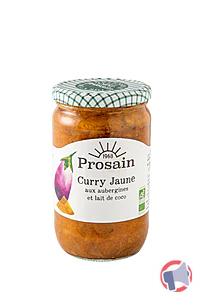 Rappel produit Curry Jaune aux aubergines et lait de coco PROSAIN