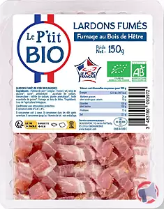 Rappel produit Lardons fumés Le P'tit Bio