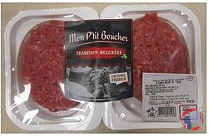 Rappel produit Steak haché 5% 2x125g Mon P’tit Boucher