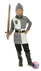 Rappel produit Costume chevalier - enfant - gris P'tit Clown