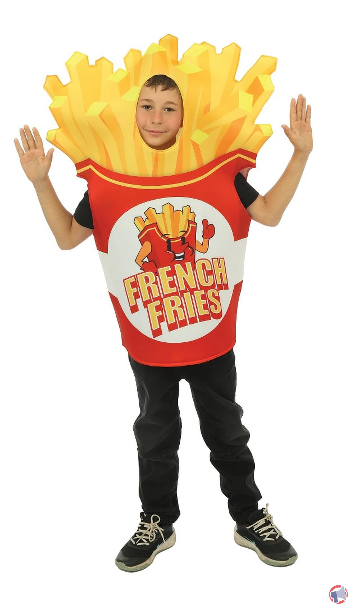 Rappel de produit : costume frites pour enfant de la marque P'tit Clown