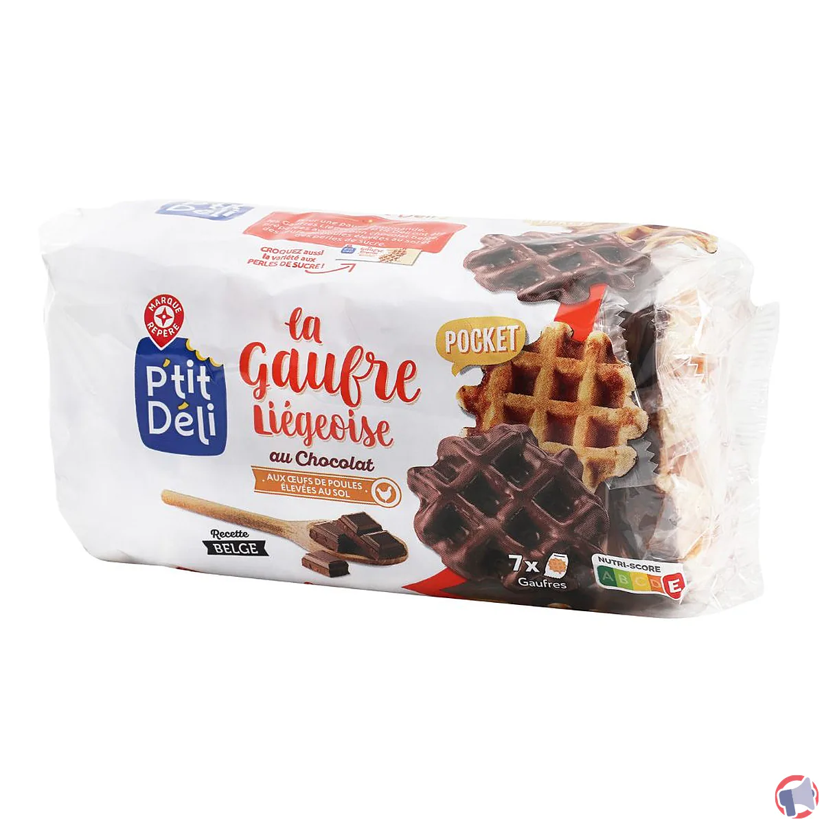 Rappel produit : ptit deli gaufres liégeoises chocolat - 4 20244