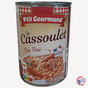 Rappel produit CASSOULET EN CONSERVE P'TIT GOURMAND
