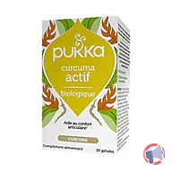 Rappel produit PUKKA Curcuma Actif Biologique (30 gélules)