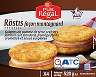 Rappel produit 4 RÖSTIS FAÇON MONTAGNARD - 4x130G PUR REGAL (photo numéro 1)