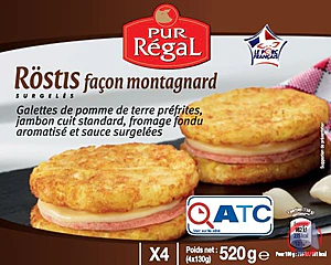 Rappel produit 4 RÖSTIS FAÇON MONTAGNARD - 4x130G PUR REGAL