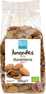 Rappel produit Amandes brunes Pural 250 g Pural