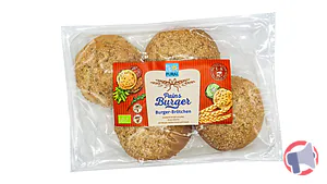 Rappel produit Pains burger au sésame 4 x 60 g Pural