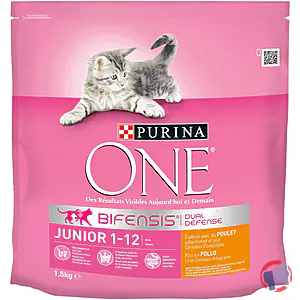 Rappel produit PURINA ONE® Junior de 1 à 12 mois, Élaboré avec du Poulet sélectionné PURINA ONE®
