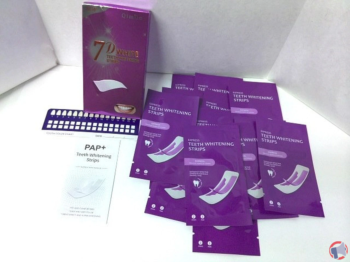 Rappel de bandes blanchissantes pour dents qimgo 7d white teeth whitening strips : que faire