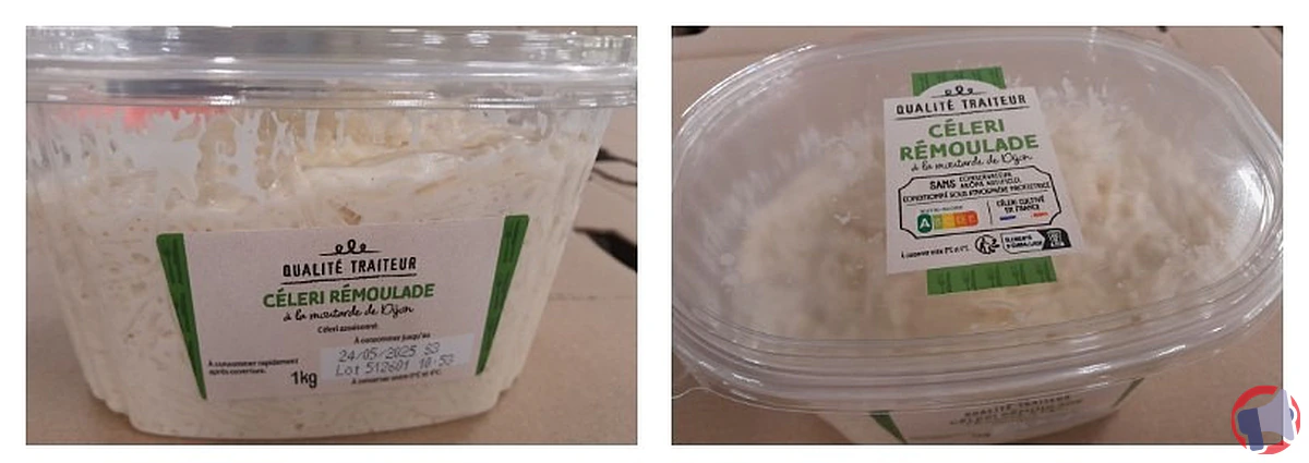 Rappel produit : Céléri en barquette de 1 kg de la marque Qualité Traiteur