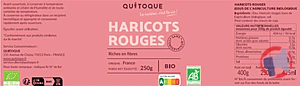 Rappel produit Haricots rouge Bio 265g Quitoque