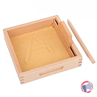Rappel produit Plateau de Sable Montessori pour Formation des Lettres: Apprentissage Tactile et Créatif Rabbit Bauble STORE (photo numéro 2)