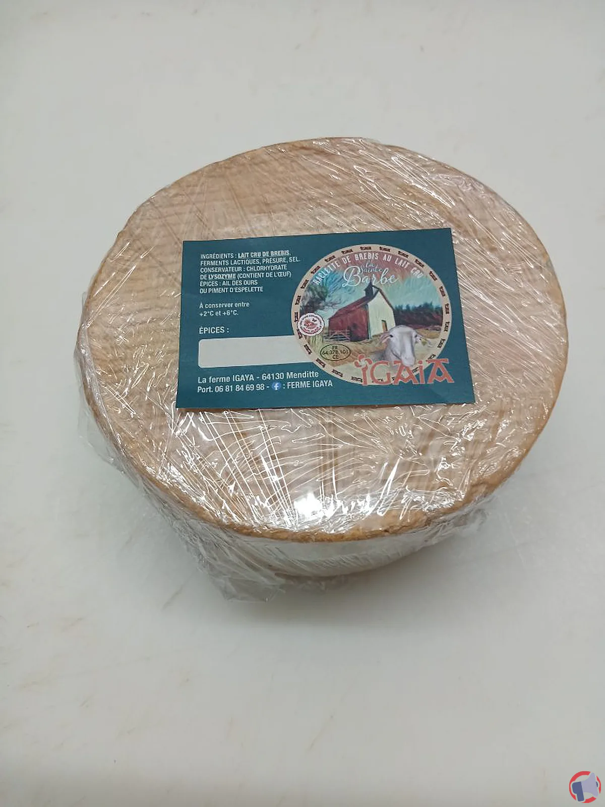 Raclette st barbe tomette au lait cru de brebis : rappel produit et risques pour la santé
