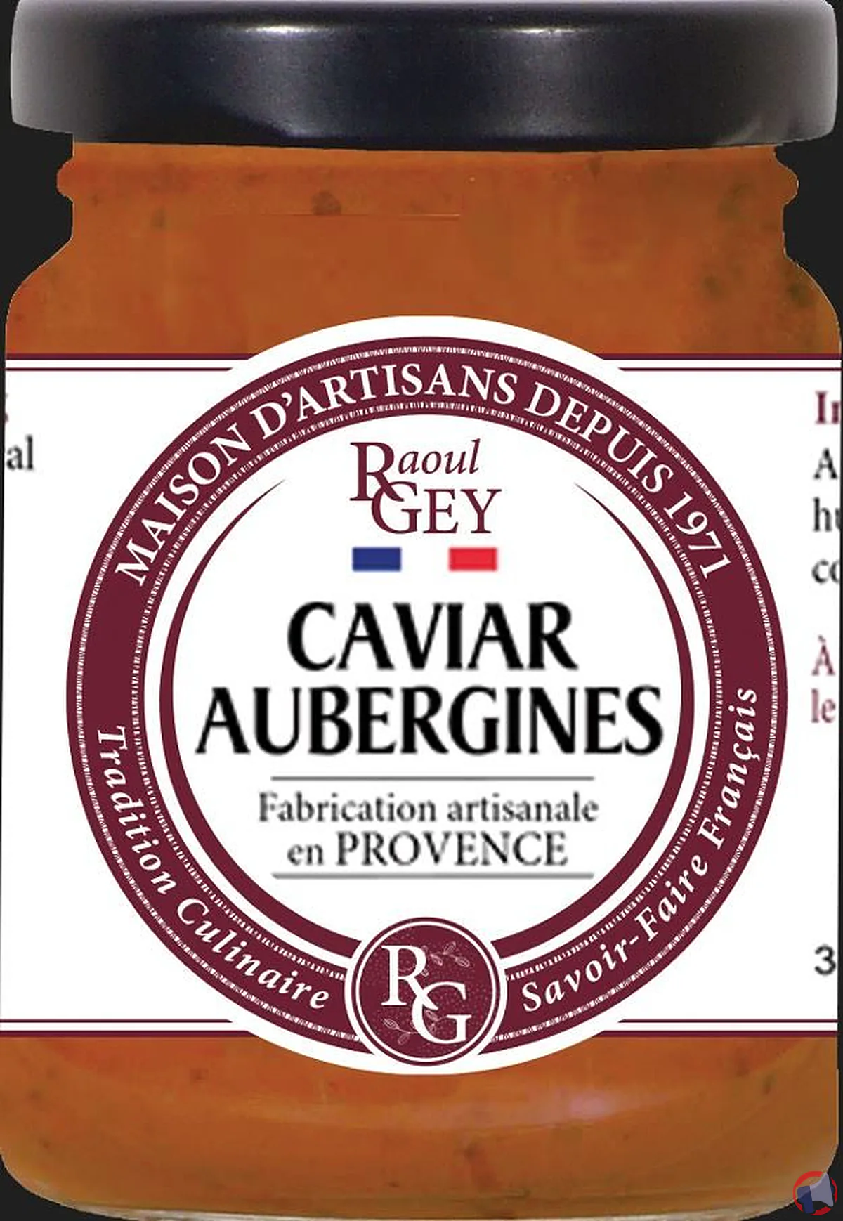 Rappel de produit : caviar d'aubergine de la marque Raoul Gey