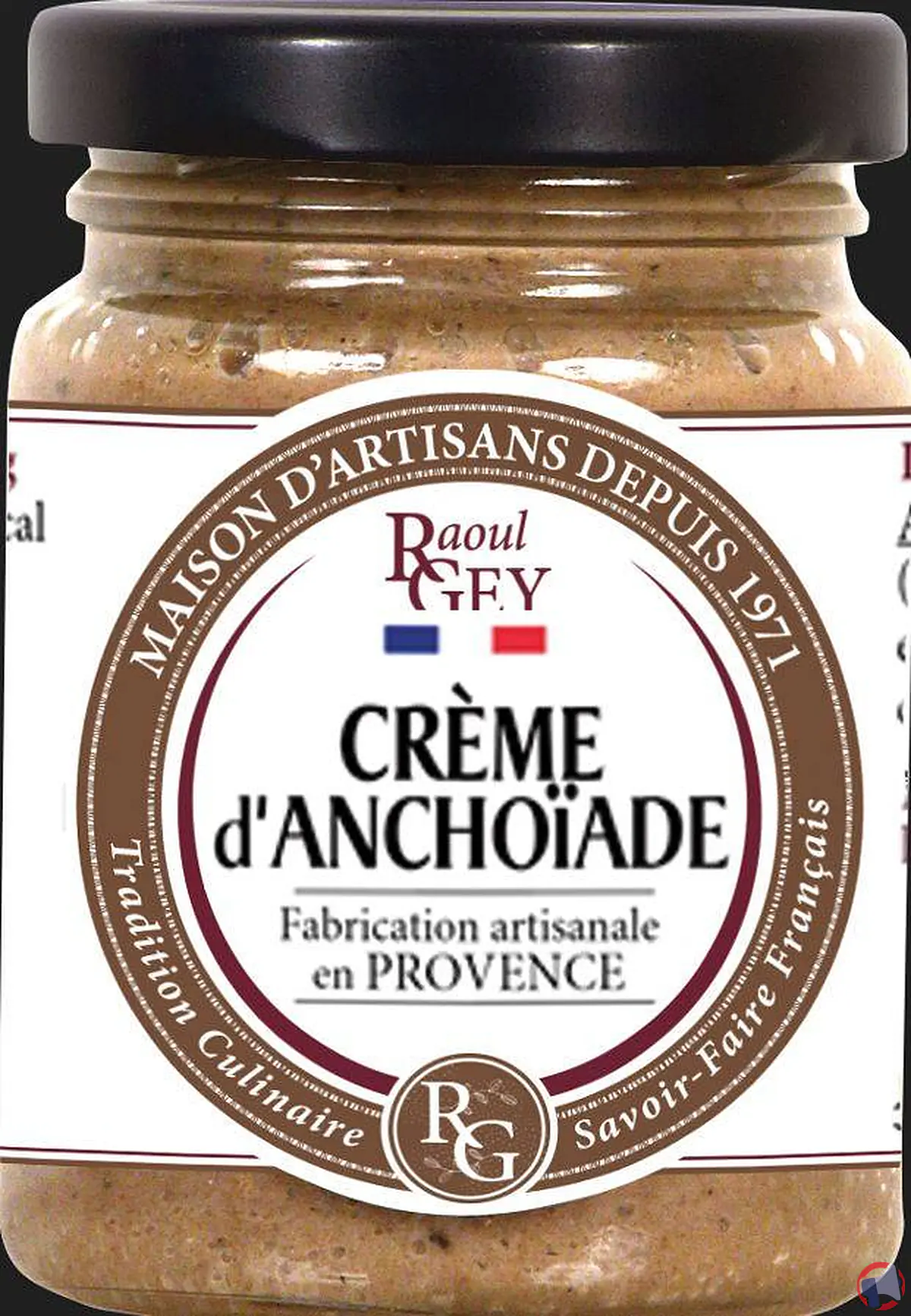 Rappel de produit : crème anchoïade de la marque Raoul Gey
