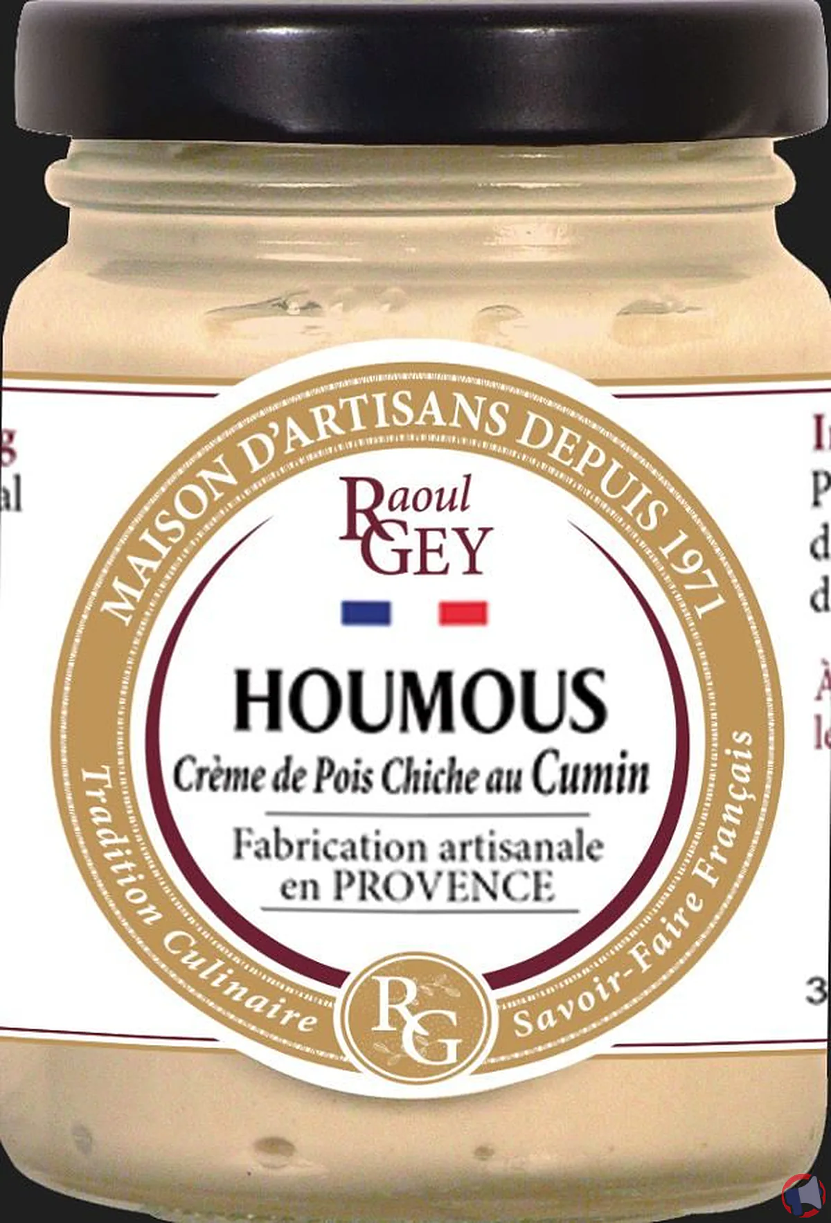 Rappel de houmous Raoul Gey : risque de défaut d'étanchéité