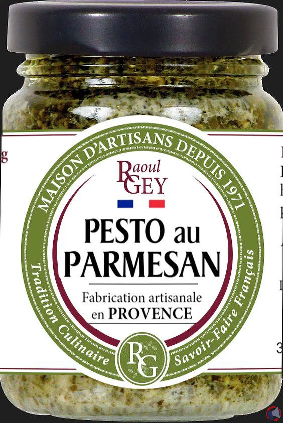 Rappel produit : pesto parmesan de la marque Raoul Gey