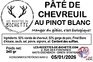 Rappel produit Pâté de chevreuil Les Recettes de Bichette (photo numéro 4)