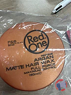 Rappel produit RED ONE ARGAN MATTE HAIR WAX