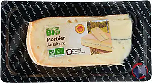 Rappel produit MORBIER AOP AU LAIT CRU Reflets De France et CARREFOUR BIO