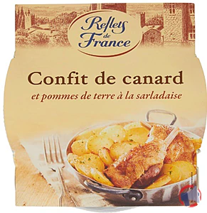 Rappel produit Confit de canard et pommes de terre à la sarladaise Reflets de France