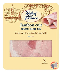 Rappel produit JAMBON CUIT AVEC SON OS Reflets de France