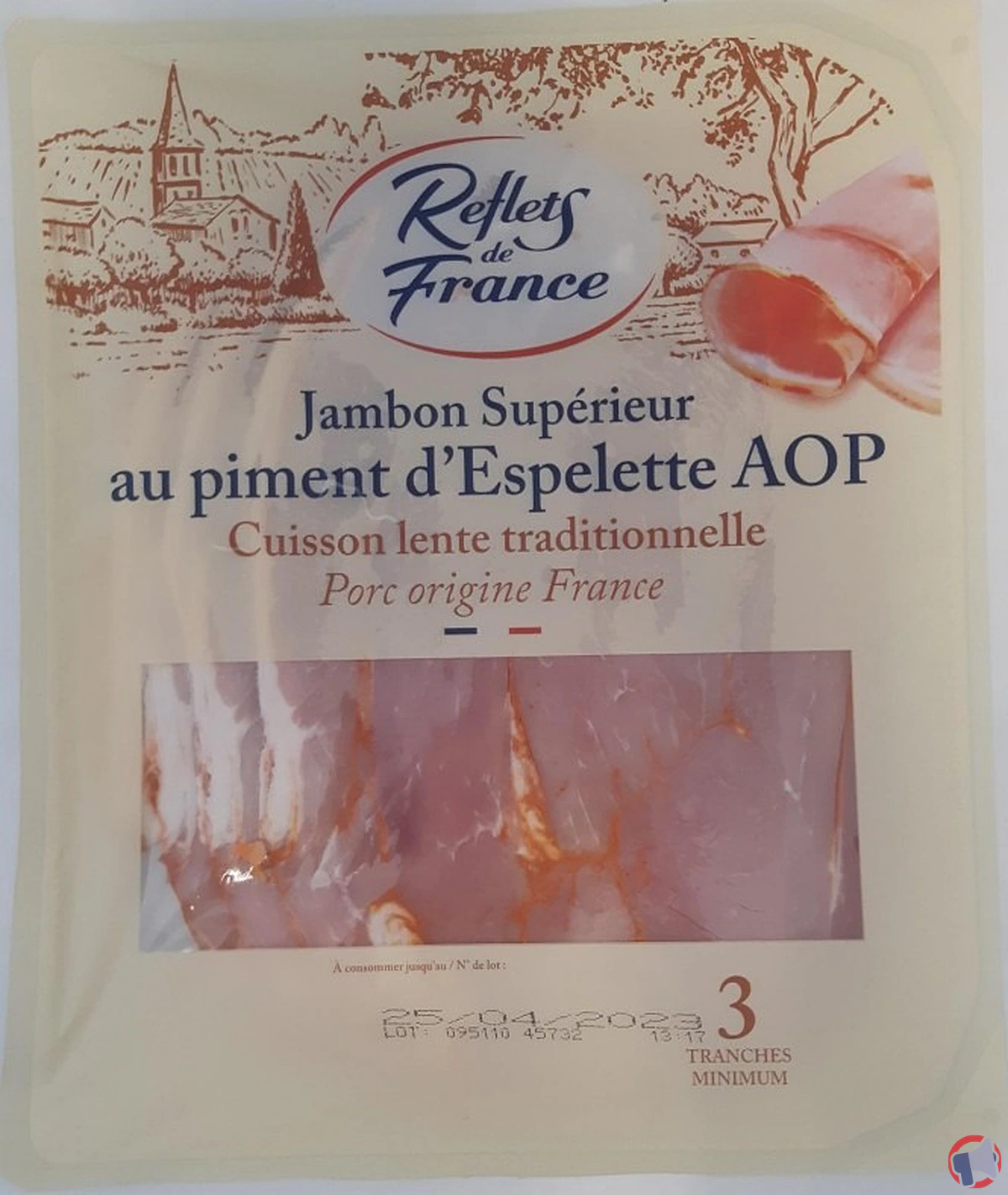 Rappel Reflets de France : jambon cuit supérieur au piment, que faire ?